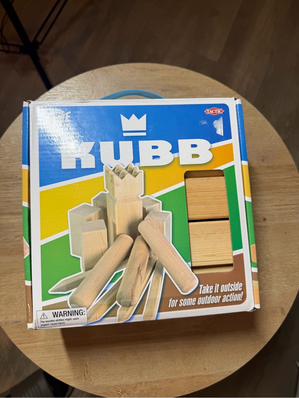 Tactic Kubb Viking Chess Wooden Outdoor Lawn Game New Open Box